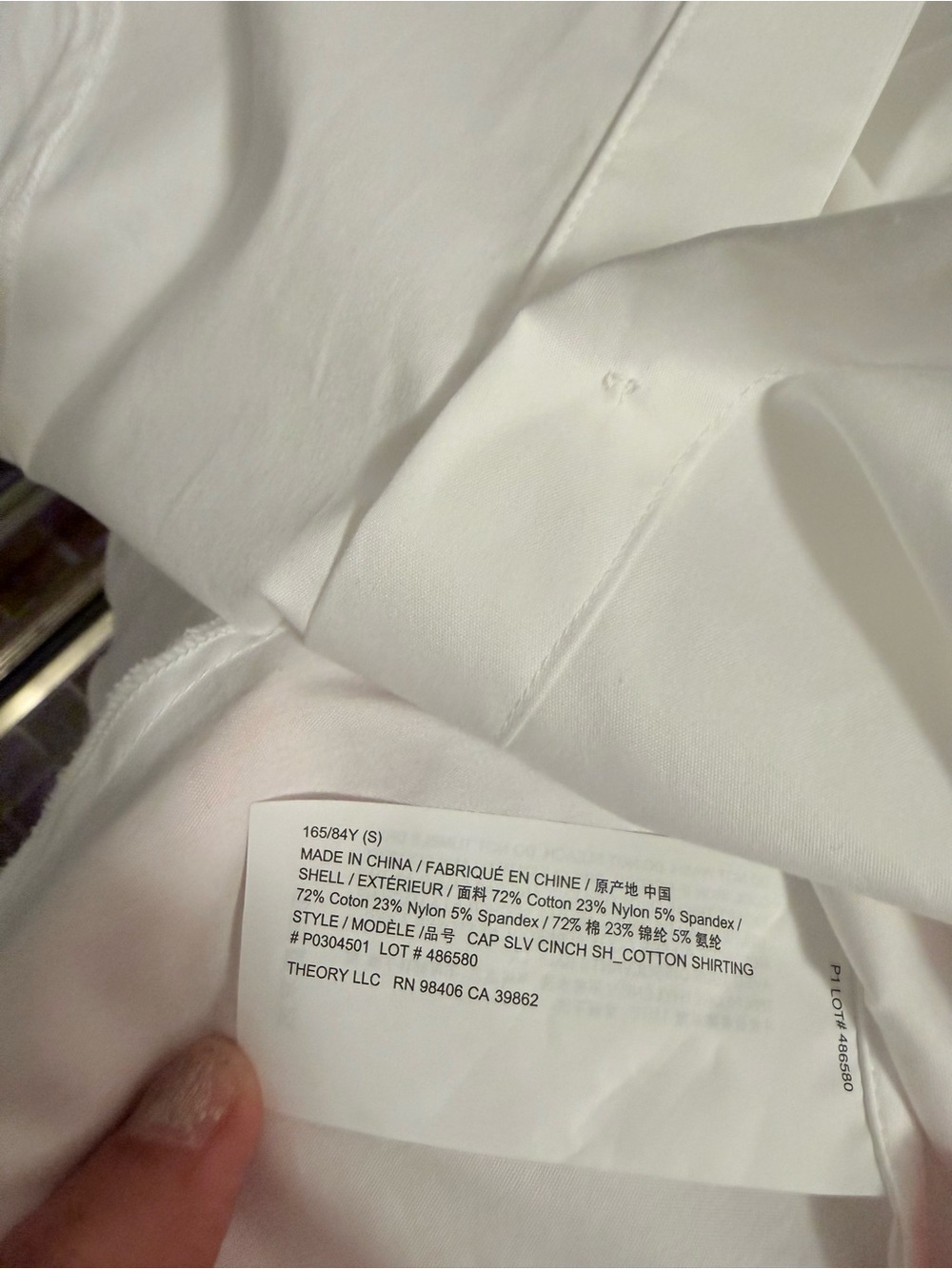 Theory Sleeveless Shirt - Picture 4 of 4
